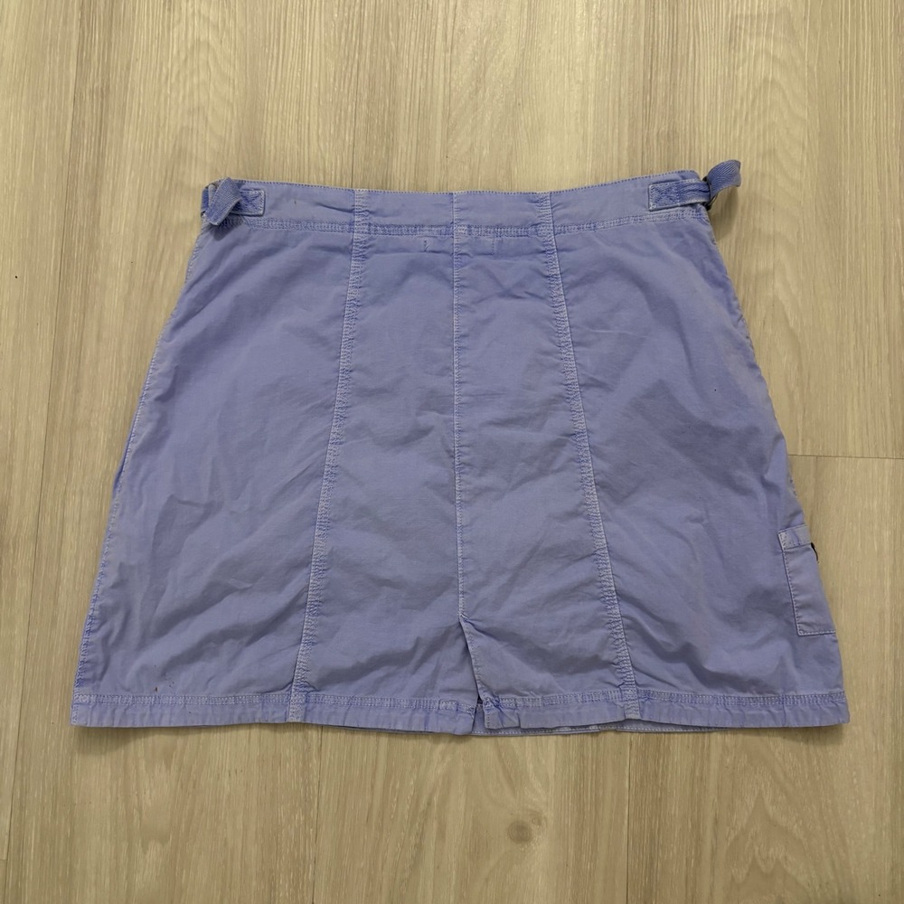 Fresh Produce Womens Skirt Blue Utility Mini Cotton Stretch Cargo Pocket Size XS - Picture 2 of 13